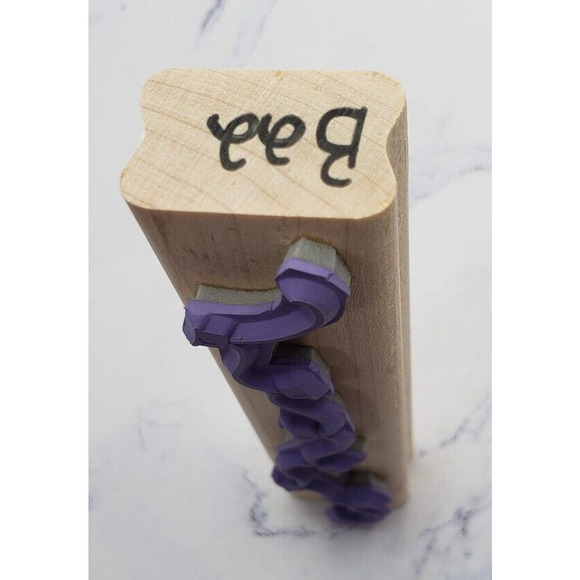 Stampin Up String of Lights Border Wood Mounted Rubber Stamp - Picture 5 of 7